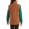 Colete de lona com forro de sherpa para meninas (crianças/jovens)