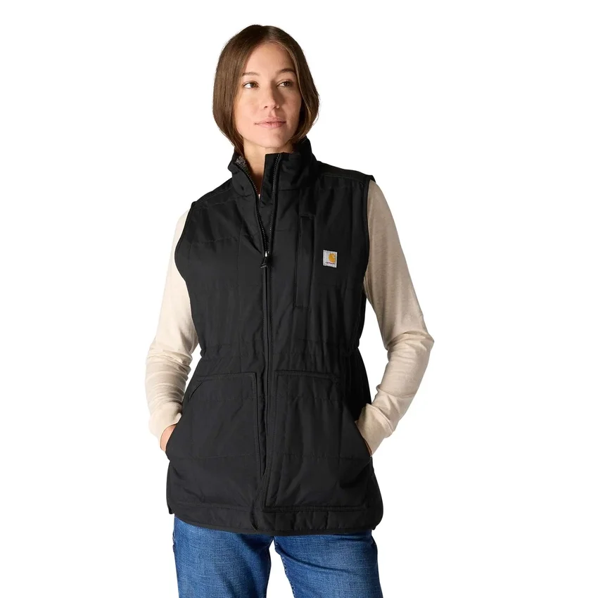 Colete feminino com forro Sherpa, isolante e resistente à água - Colete Rain Defender