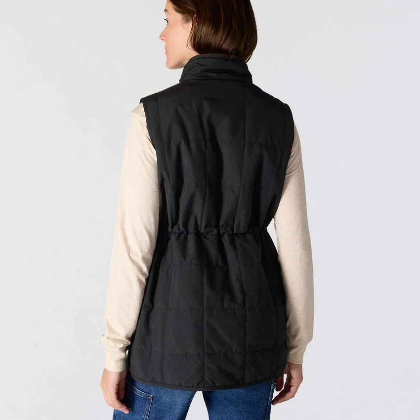 Colete feminino com forro Sherpa, isolante e resistente à água - Colete Rain Defender