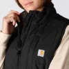 Colete feminino com forro Sherpa, isolante e resistente à água - Colete Rain Defender