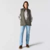 Colete feminino com forro Sherpa, isolante e resistente à água - Colete Rain Defender