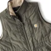 Colete feminino com forro Sherpa, isolante e resistente à água - Colete Rain Defender