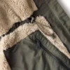 Colete feminino com forro Sherpa, isolante e resistente à água - Colete Rain Defender