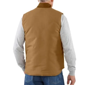 Colete isolante icónico V01 Firm Duck para homem, em tecido de algodão resistente