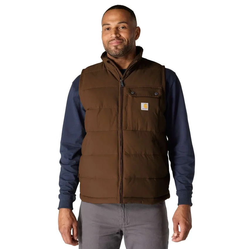 Colete isolante masculino Montana de corte largo