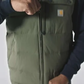 Colete isolante masculino Montana de corte largo