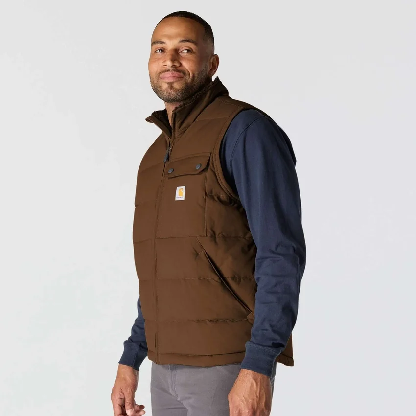 Colete isolante masculino Montana de corte largo