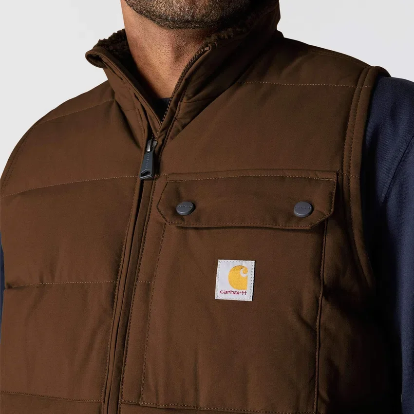 Colete isolante masculino Montana de corte largo