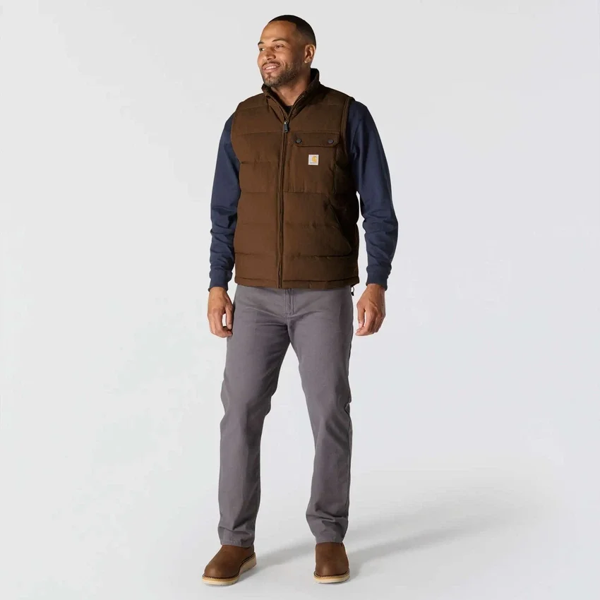 Colete isolante masculino Montana de corte largo