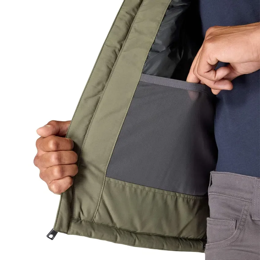 Colete isolante masculino Montana de corte largo