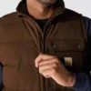 Colete isolante masculino Montana de corte largo