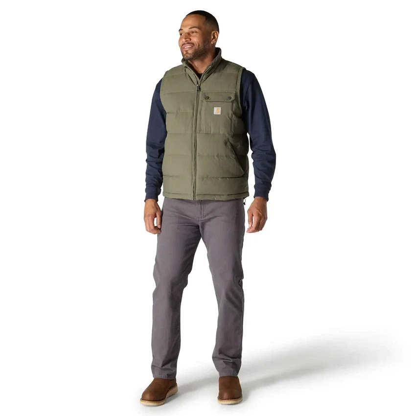 Colete isolante masculino Montana de corte largo