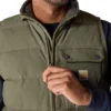 Colete isolante masculino Montana de corte largo