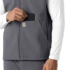 Colete médico de velo colado Rugged Flex® para homem