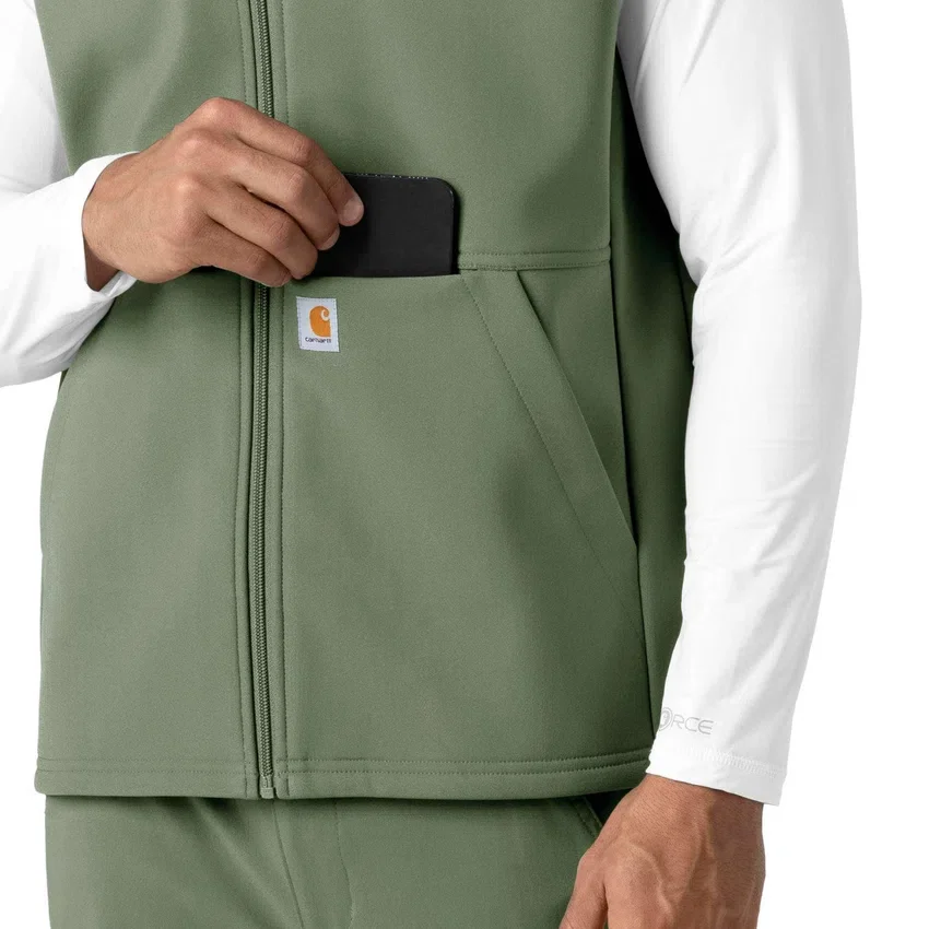 Colete médico de velo colado Rugged Flex® para homem