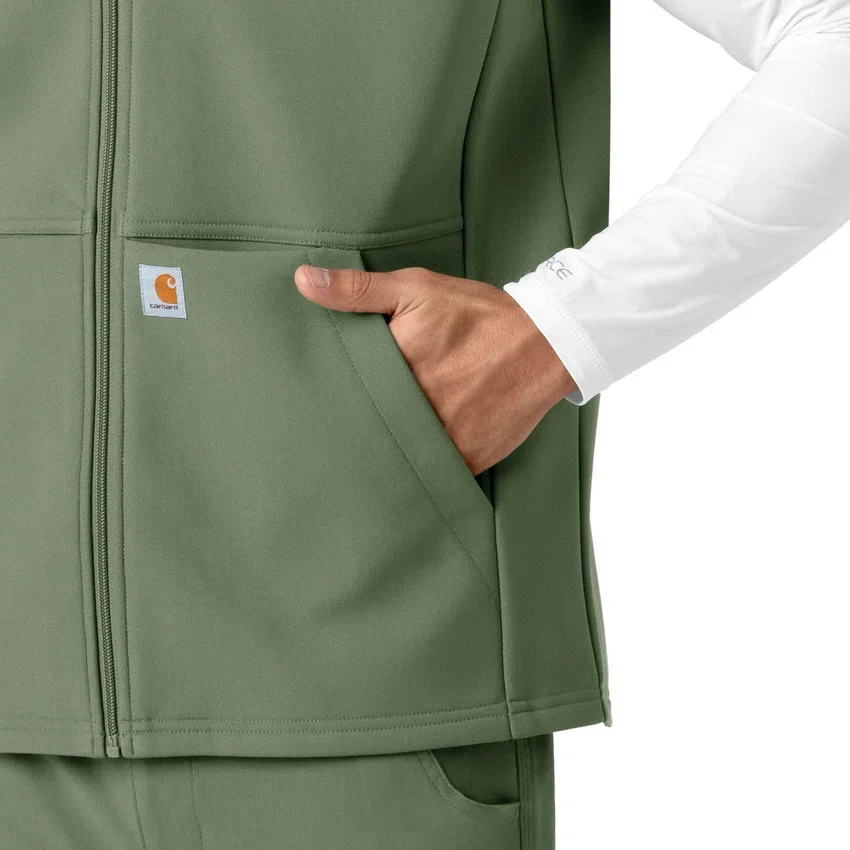 Colete médico de velo colado Rugged Flex® para homem