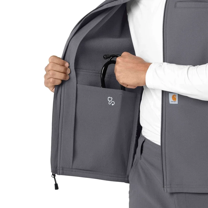 Colete médico de velo colado Rugged Flex® para homem