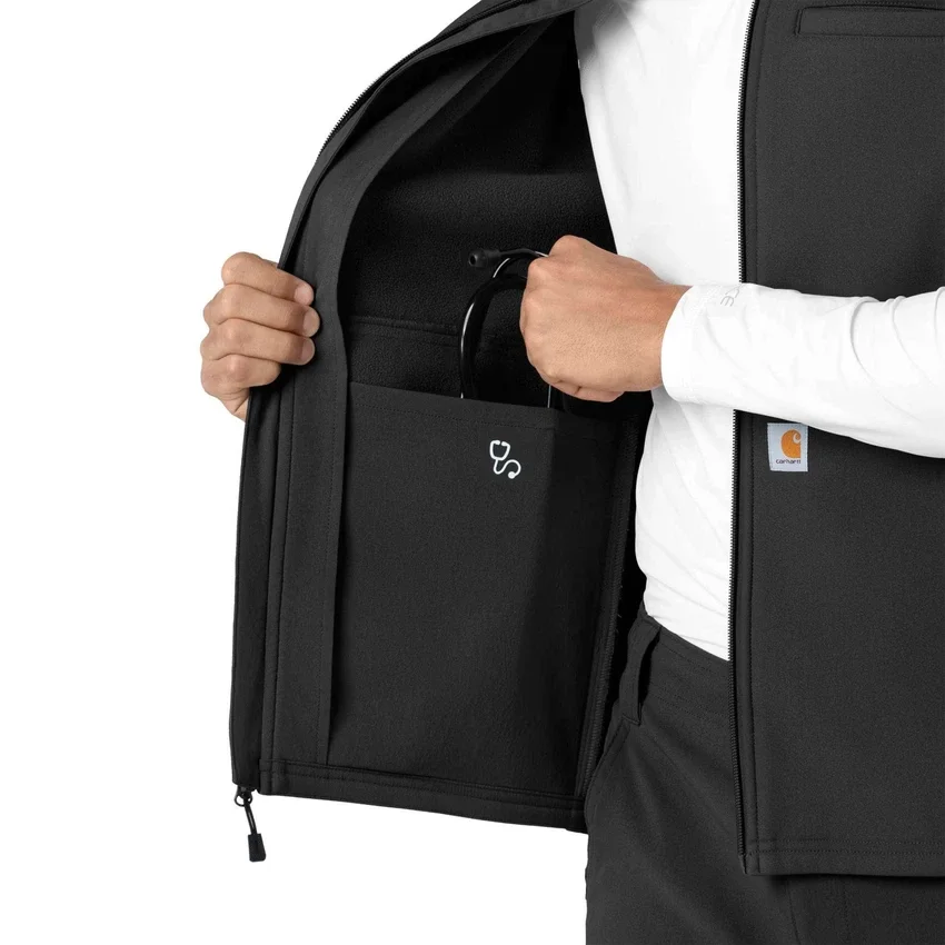 Colete médico de velo colado Rugged Flex® para homem