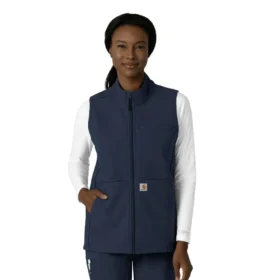 Colete médico feminino em velo colado Rugged Flex®