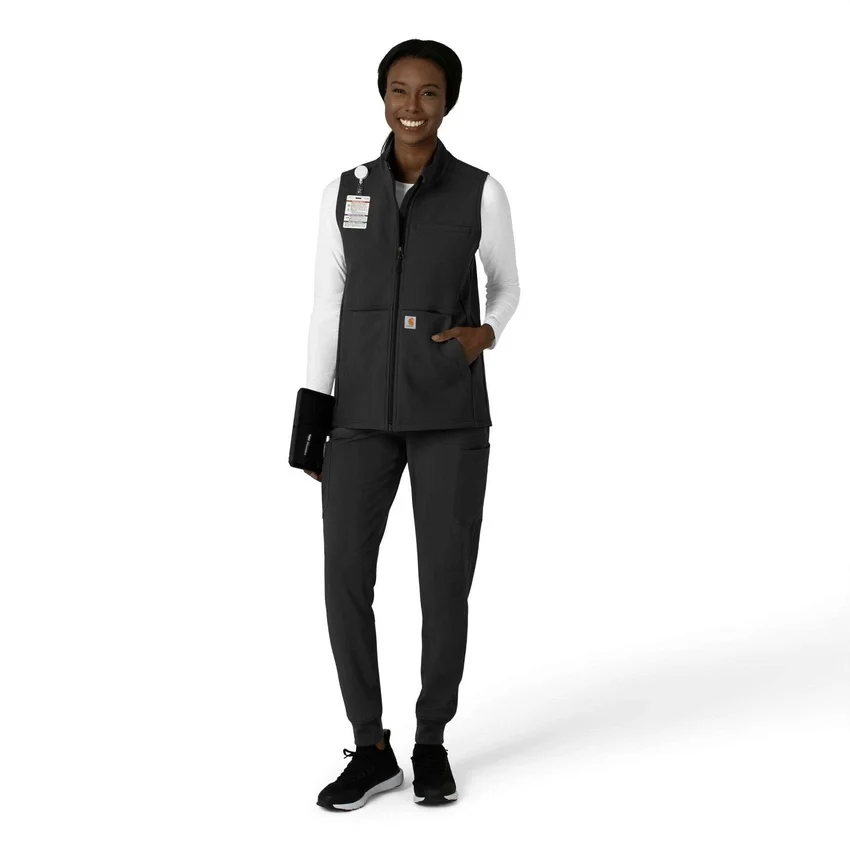 Colete médico feminino em velo colado Rugged Flex®