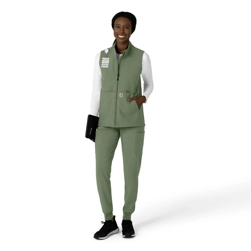 Colete médico feminino em velo colado Rugged Flex®