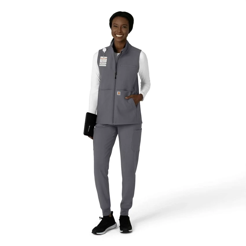 Colete médico feminino em velo colado Rugged Flex®