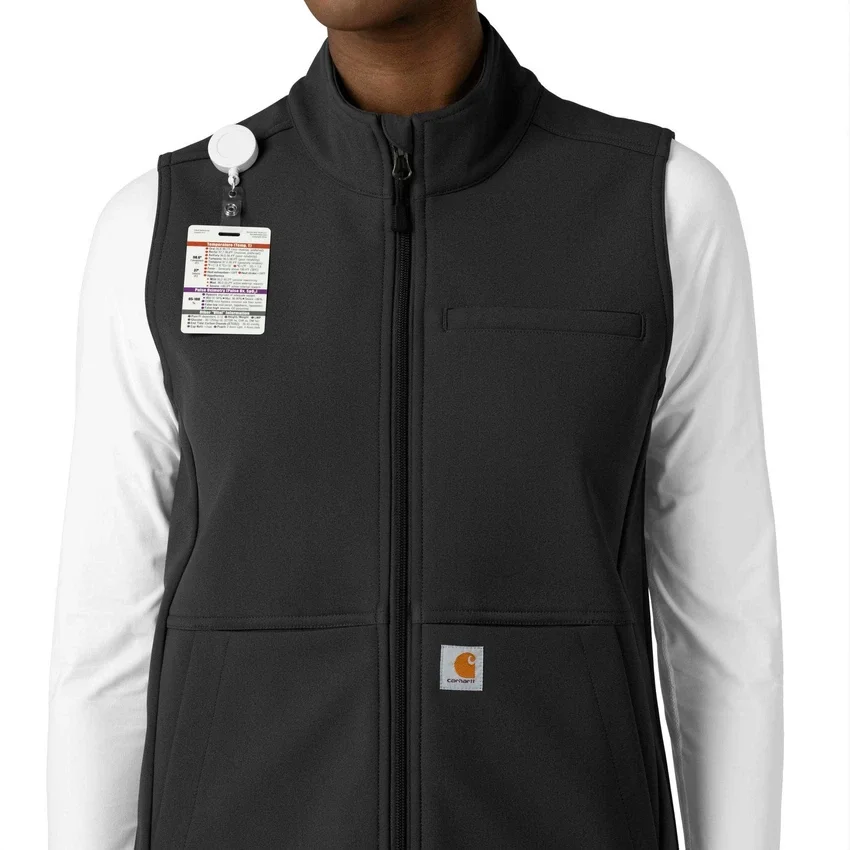 Colete médico feminino em velo colado Rugged Flex®