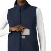 Colete médico feminino em velo colado Rugged Flex®