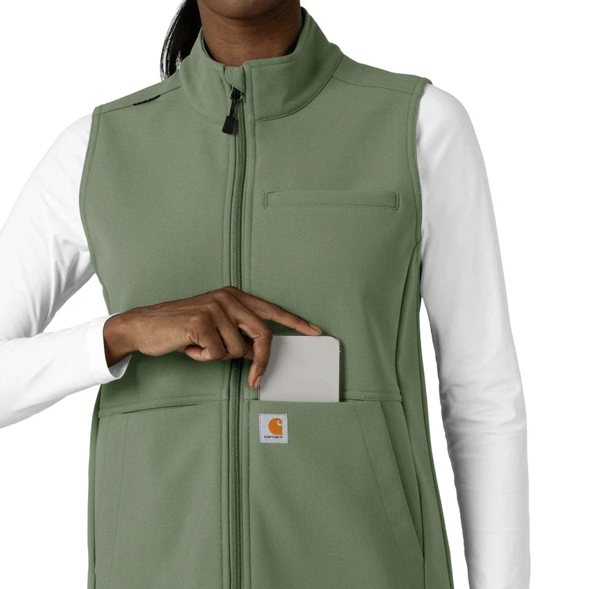 Colete médico feminino em velo colado Rugged Flex®