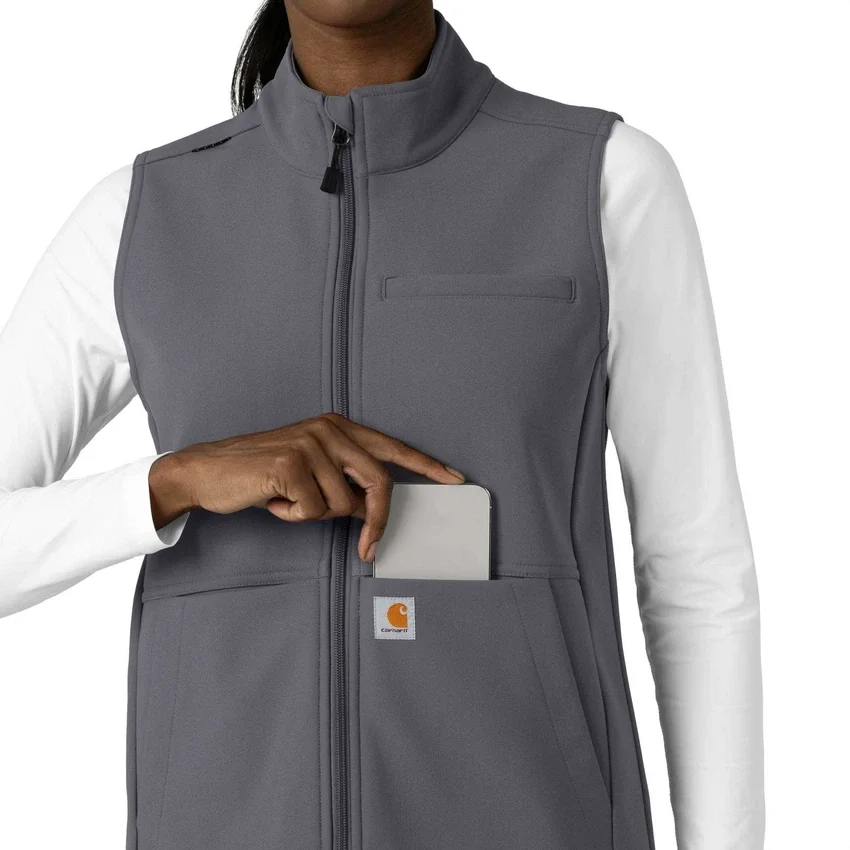 Colete médico feminino em velo colado Rugged Flex®