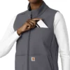 Colete médico feminino em velo colado Rugged Flex®