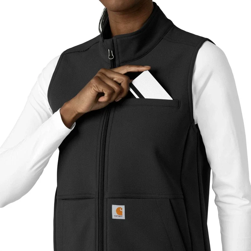 Colete médico feminino em velo colado Rugged Flex®