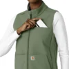 Colete médico feminino em velo colado Rugged Flex®