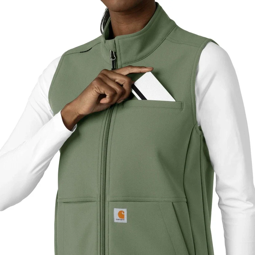 Colete médico feminino em velo colado Rugged Flex®
