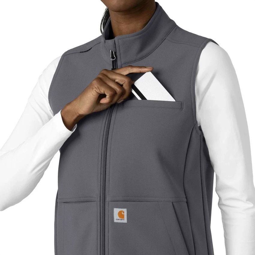 Colete médico feminino em velo colado Rugged Flex®