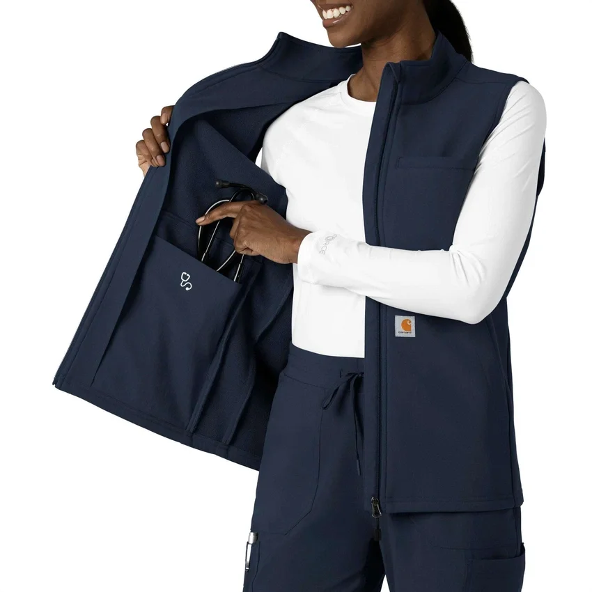 Colete médico feminino em velo colado Rugged Flex®