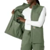 Colete médico feminino em velo colado Rugged Flex®