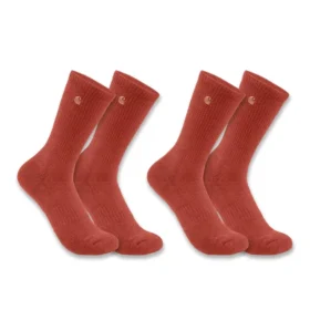 Conjunto de 2 pares de meias Carhartt Force® de peso médio para mulher