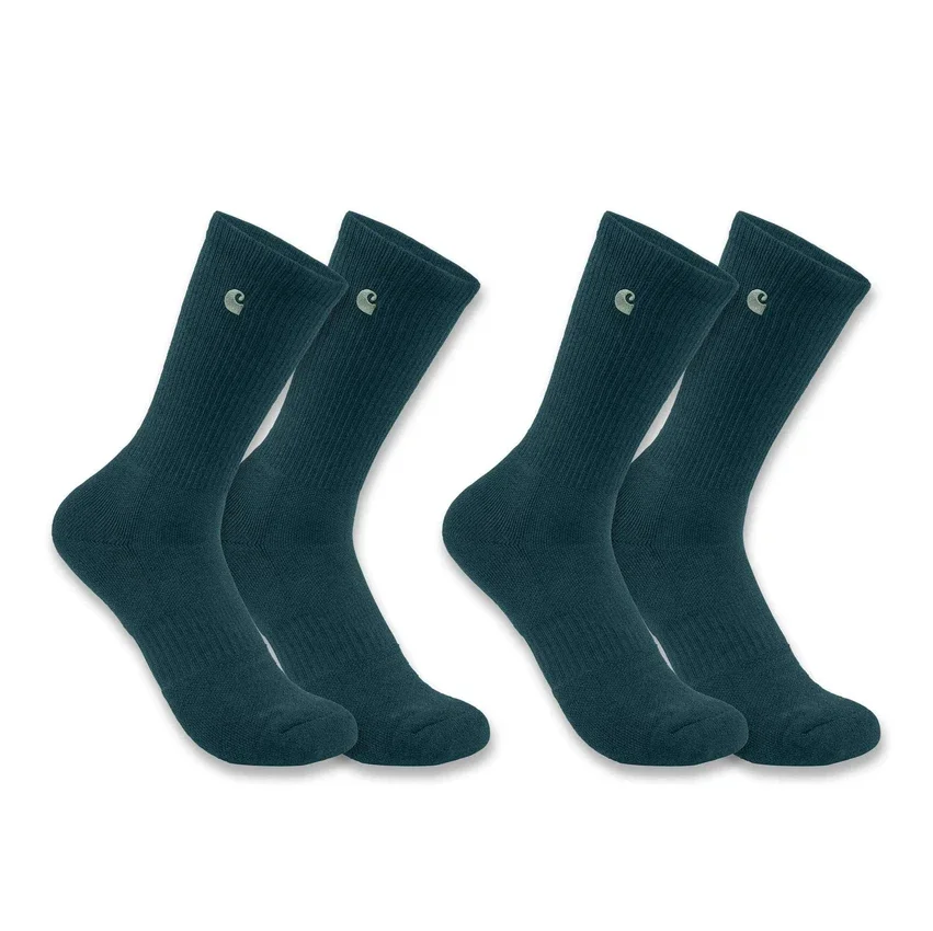 Conjunto de 2 pares de meias Carhartt Force® de peso médio para mulher