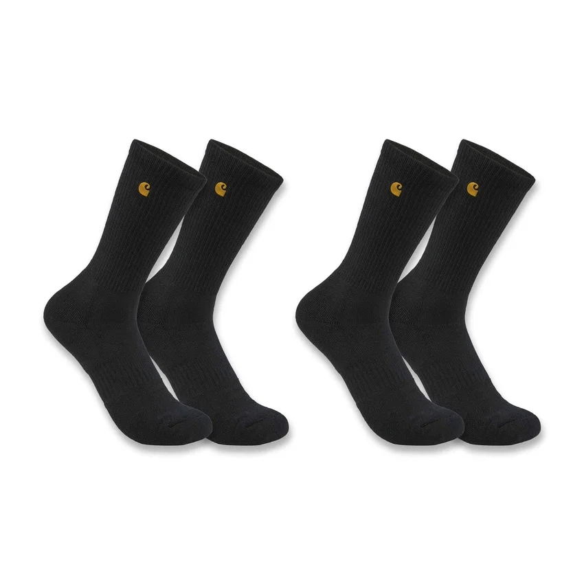 Conjunto de 2 pares de meias Carhartt Force® de peso médio para mulher