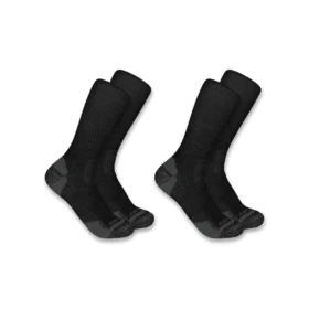 Conjunto de 2 pares de meias curtas de mistura de lã sintética de espessura média