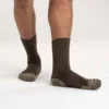 Conjunto de 2 pares de meias curtas de mistura de lã sintética de espessura média