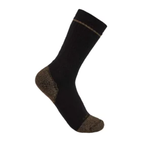 Conjunto de 2 pares de meias para botas com biqueira de aço, em mistura de algodão de gramagem média