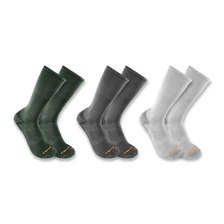 Conjunto de 3 pares de meias curtas confortáveis de algodão e Tencel de espessura média para mulher