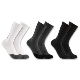 Conjunto de 3 pares de meias curtas de algodão e Tencel™ com logótipo, de gramagem média