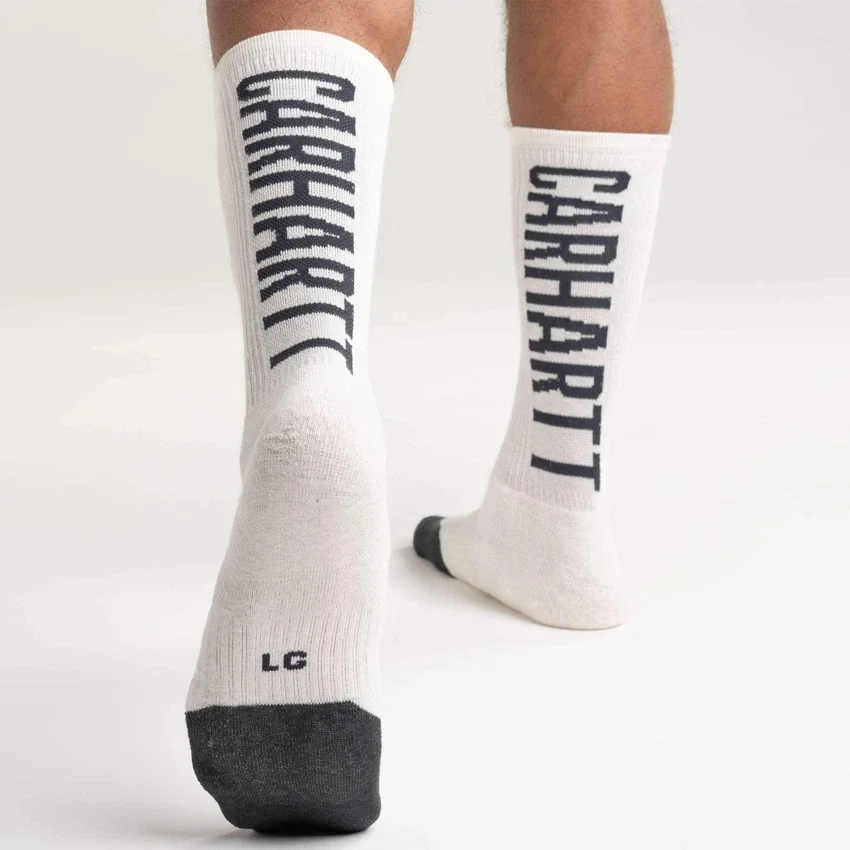 Conjunto de 3 pares de meias curtas de algodão e Tencel™ com logótipo, de gramagem média