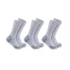 Conjunto de 3 pares de meias curtas de mistura de algodão de gramagem média