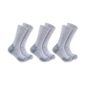 Conjunto de 3 pares de meias curtas de mistura de algodão de gramagem média