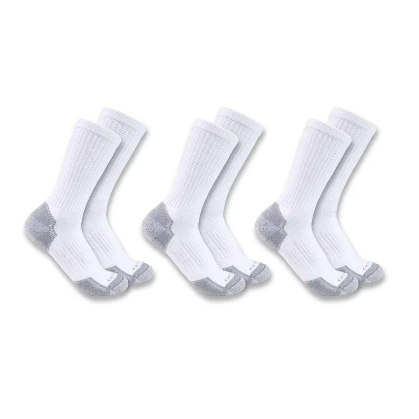 Conjunto de 3 pares de meias curtas de mistura de algodão de gramagem média