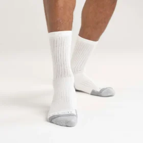 Conjunto de 3 pares de meias curtas de mistura de algodão de gramagem média